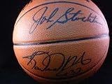 Karl Malone Autographed Ball - John Stockton - Autographed Basketballs