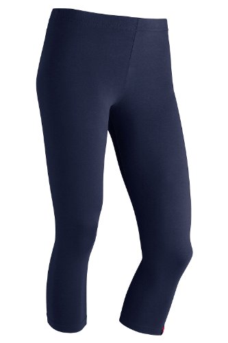 edc by ESPRIT Damen Capri Hose Normaler Bund, 032CC1B009, Gr. 38 (M), Blau (new navy 469) Preisvergleich