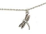 Lucky Feather "Enchantments" Dragonfly Inspirational Necklace