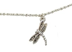 Lucky Feather "Enchantments" Dragonfly Inspirational Necklace