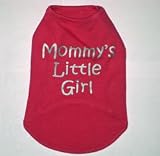 Pet Supplies : Pink MOMMY'S LITTLE GIRL Dog Tank Top Shirt at THE REGAL DOG - Size Small S