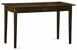 Shaker Computer Desk with Drawer (Antique Walnut) by Atlantic Furniture