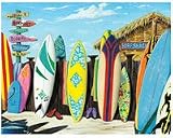 Surf Shack Metal Sign Surfboards Sunny Beach