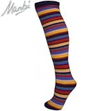 Manbi Adult thermal  ski tubes size 4-11 Colour Multi-hoop