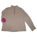 Lands' End Women's Tan Stretch Fleece ~ Large (14-16)