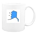 Mug with map, alaska, outline, state