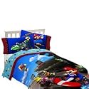 Super Mario The Race Is On Comforter Set, Twin/Full