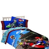 Super Mario The Race Is On Comforter Set, Twin/Full
