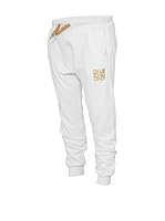 Urban Dance Pantalón Deporte (Blanco / Dorado)