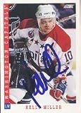 Sylvain Cote, Washington Capitals, 1993 Score Autographed Card
