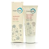 River Veda Replenish Lotus & Rose Attar Face Mask, Ecocert