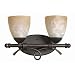 Hinkley Lighting 5562VZ Portofino Victorian Bronze 2 Light Vanity
