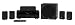 Yamaha YHT-393BL 5.1 Channel HTiB System (Each, Black)