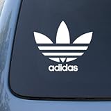 Adidas Shoes - Car, Truck, Notebook, Vinyl Decal Sticker #2538 | Vinyl Color: White