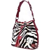Betty Boop Signature Product Women's Betty Boop Drawstring Tote BZ214 Medium Handbag