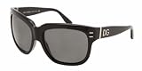 DOLCE & GABBANA EYEWEAR - DOLCE & GABBANA D&G DG 4029 501/87 BLACK PLASTIC SUNGLASSES