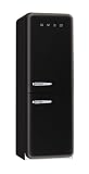Smeg FAB32NE7 Kühl-Gefrier-Kombi / A+ / 179 cm Höhe / 292 kWh/Jahr / 205 L Kühlteil / 103 L Gefrierteil / schwarz, rechtsanschlag