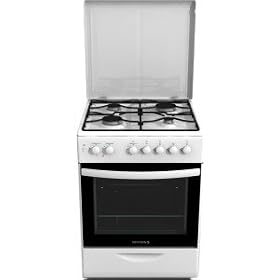 Rosi�res - RCG 6921 RB - Cuisini�re - Gaz - Largeur : 60 cm - Blanc