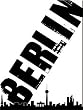 Magnet Schild Motiv: Berlin Skyline