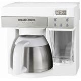 Black & Decker ODC460 Spacemaker Coffeemaker, White