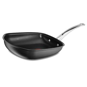 Tefal Jamie Oliver Hard Anodised Frying Pan, Toss and Fry