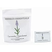 Herban Essentials: Lavender Towelettes, 20 ct