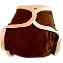 Sckoon Organic Cotton Baby Cloth Diaper Chocolate Pink - Size Medium