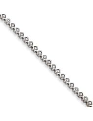 14k Gold White Gold Holds 34 1.9mm Stones .95ct Hugs & Kisses Tennis Bracelet Mo