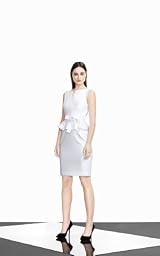 Signature Cotton Peplum Dress