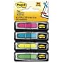 Post-it Arrow Flags, 1/2-inch, Ideal For Marking And Flagging Paper Documents, 4 Assorted Colors, 96 Flags per Dispenser (684-ARR4)