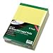 Buy Pads | Legal Pads - Ampad 20-270 Evidence Recyc. Perf 8-1/2x11-3/4 Legal Rule Pads, Margin, Canary, 50 Shts, Doz.