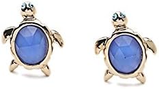 Kaariag Punkin® Blue Sea Turtles Cute Girls Mini Earring