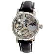 Adee Kaye Men's Mechanical 2 Time Zone Skeleton Watch with Sun-Moon Indicator Model AK-4099-M