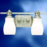 Kichler Brushed Nickel Jug Bathroom & Vanity 2 Bulbs