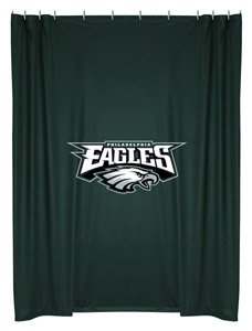 Philadelphia Eagles Shower Curtain Teal