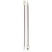 Susan Bates 14-Inch Silvalume Single Point Knitting Needle, 8mm, Silver Pink