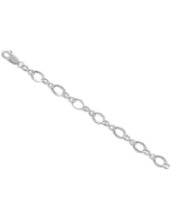 Genuine Elegante Charm Bracelet. 8" Polished Infinity Charm Bracelet. 100% Satisfaction Guaranteed.