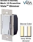 Leviton 000-VZX12-7LX Vizia Fluorescent Dimmer 1200VA-277VAC, White