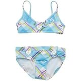 Roxy Check It Out Lazy Daze Bikini Set - Little Girls'