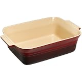 Le Creuset Stoneware 10-Quart Roasting Dish, Cherry by Le Creuset