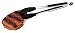 Elizabeth Karmel's 12-inch Stainless Steel and Black Super Silicone Tongs