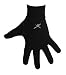 Terramar micro polyester and spandex jersey glove liner features serged reinforced fingers and wide wristband for more coverage.