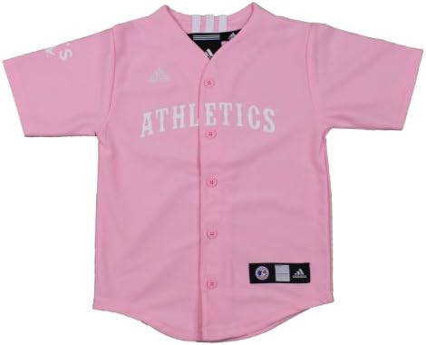 MLB Oakland Athletics Toddler Pink Jersey By Adidas