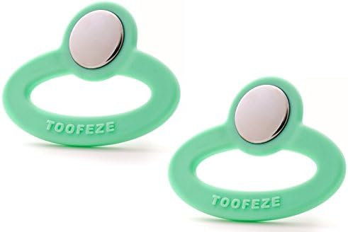 Toofeze Baby Teether/Soother, Green, 2 Count