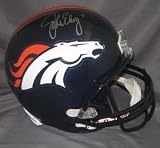 John Elway signed Denver Broncos full-size replica helmet