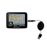 Produkt-Bild: Einziehbares USB Kabel f&uuml;r Navigon 2200T mit Hot Sync und aufladen Einsatzm&ouml;glichkeiten - von Gomadic mit TipExchange Technology