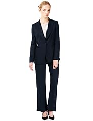 Autograph Linen Blend Peak Lapel 1 Button Jacket