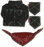 EK Success Jolee's Boutique 3D Embellished Sticker DENIM JACKET For Scrapbooking, Card Making & Craft Projects
