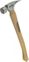 Stiletto Ti12MC 12-Ounce Titanium Milled Face Hammer with a Curved 18-Inch Hickory Handle
