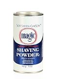 Magic Shave Blue Reg. Razorless Shaving Powder For Beard, 5 oz